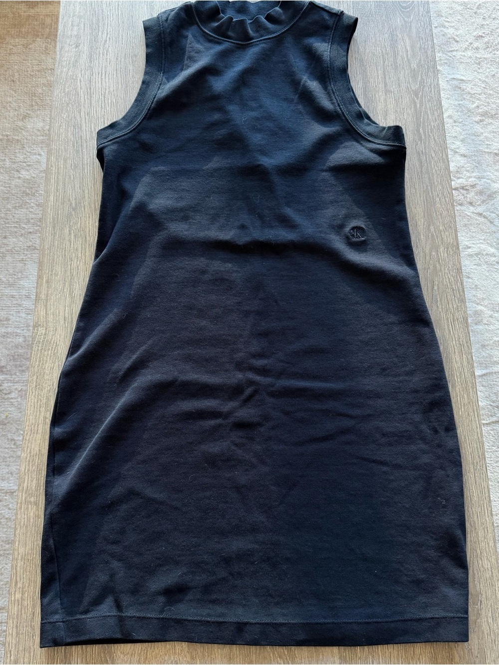 Calvin Klein Black Sleeveless Knit Dress